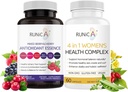 Wellness Duo - 4-in- 1 Penyelesaian Kesehatan & Antioksidant untuk Keseimbangan Hormonal, Skin & Energy, Menopause & Imune Pasokan-Vegan Capsule