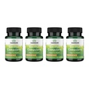Swanson Bacillus Coagulans - Tambahan Probiotic Alam Mendukung Kesehatan Digetical w / 6 Milyar CFU - Mei Dukungan GI & Overall Gut Kesehatan - (60 Veggie Capsules) 4 Pack
