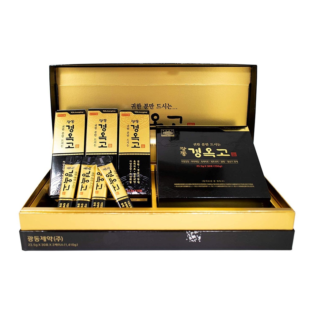 Kwang- Dong Kyung- OkGo Nuttritious Korea Ginseng Tonic Individual Pouches Gift Set (23.5g x 60 Touches Stick)