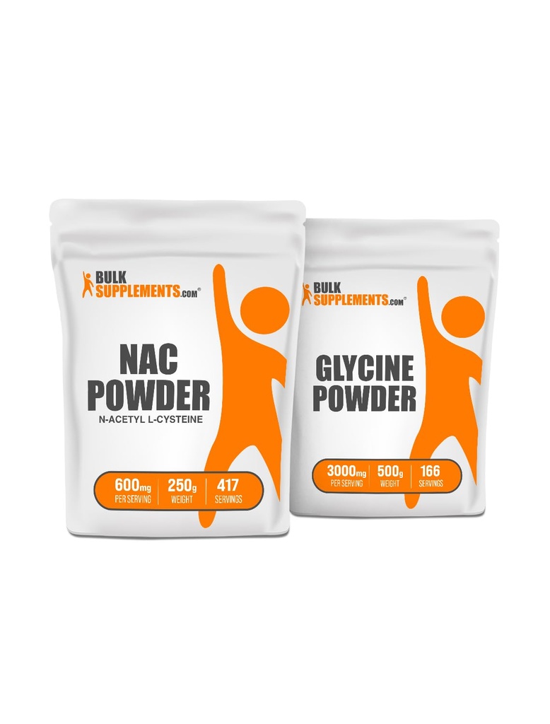 NAC (N- Acetyl L- Cysteine) 250g + Glycine 500g Bundle