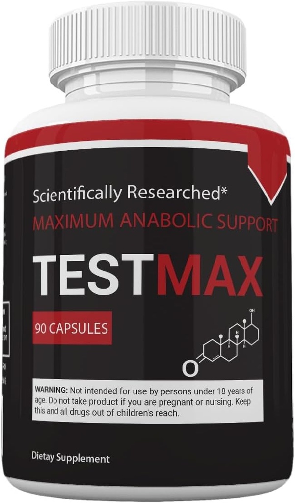 Suplemen Diet Diet Zonata TestMax untuk Pria, Test Maxally Enhance Performance, Endurance and Energy Levels, Natural Formula ke Sustain Energy & Performance Levels (Single Pack, 60 Tablet)