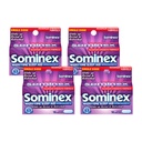 Sominex Nighttime Sleep-Aid Caplets, Maximum Strength, 16- Count Box (Pack of 4)