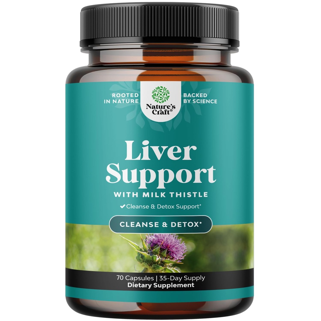 Liver Cleanse Detox & Repair - Sutra Thistle Suffle Suplement for Dibuble & Imune Health - Ginger Root, Chooline & Dandelion Root - Herbal Liver Dukungan dengan Silymarin, Beetroot & Artichock - 70 Count