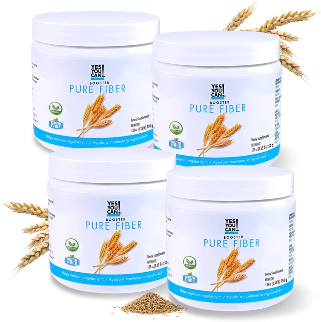 Ya Anda bisa! Minum Booster - Organik Hijau Powder Superfood Minum Mix - 4 Pack dengan Alfalfa Grass, Wheatgrass, Kale, Barley Grass, Lemon Juice Powder - Kaya dalam Antioksidants, Vitamin dan Mineral.