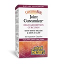 CurcuminRich Joint Curcumizer oleh Natural Factors, Dukung Joints, Heart and Natural Inflammatory Respon dengan White Willow, 60 kapsul (30 porsi)