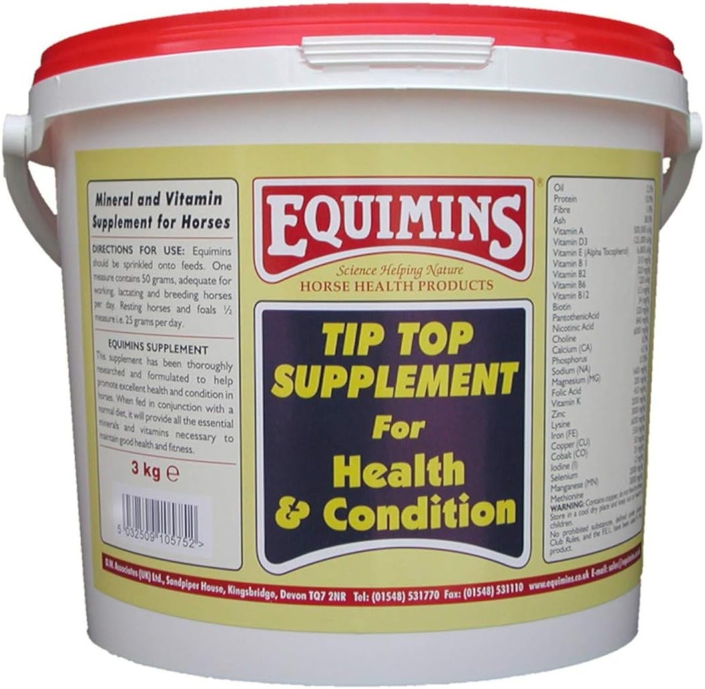 Tambahan Kuda Tip Top Powder 3kg Tub