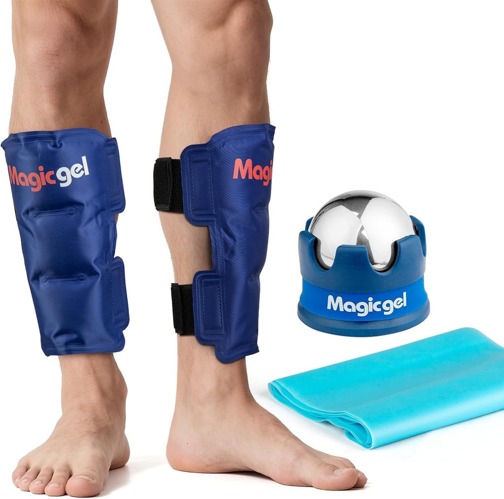 Shin Splint Relief: Hot & Cold Packs, Cryoball & Stretch Bands untuk Shin Splints 124; Hot & Cold Therapy for Leg Pain Relief 126; by Magic Gel