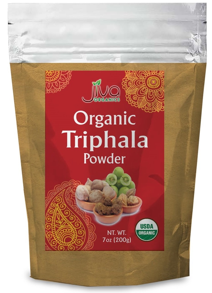 Jiva Organik Triphala Powder 7 Ounce Bag