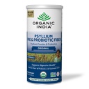 Organic INDIA Psyllium Husk Powder - Pra & Probiotic Fiber Suplement, Organic Psyllium Husk Fiber Suplemen, Whole Psyllium Husk Powder Unfeared, Dietary Fiber, USDA Organik, Gluten Free - 10 Oz