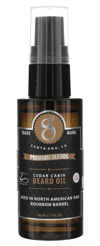 Suavecto Premium Blends Beard Oil - LeaveIn Beard Conditioner For Softening Hair, Hydrating Skin, Menghapus Beard Dandruff, Heally Beard Growth - 1 oz