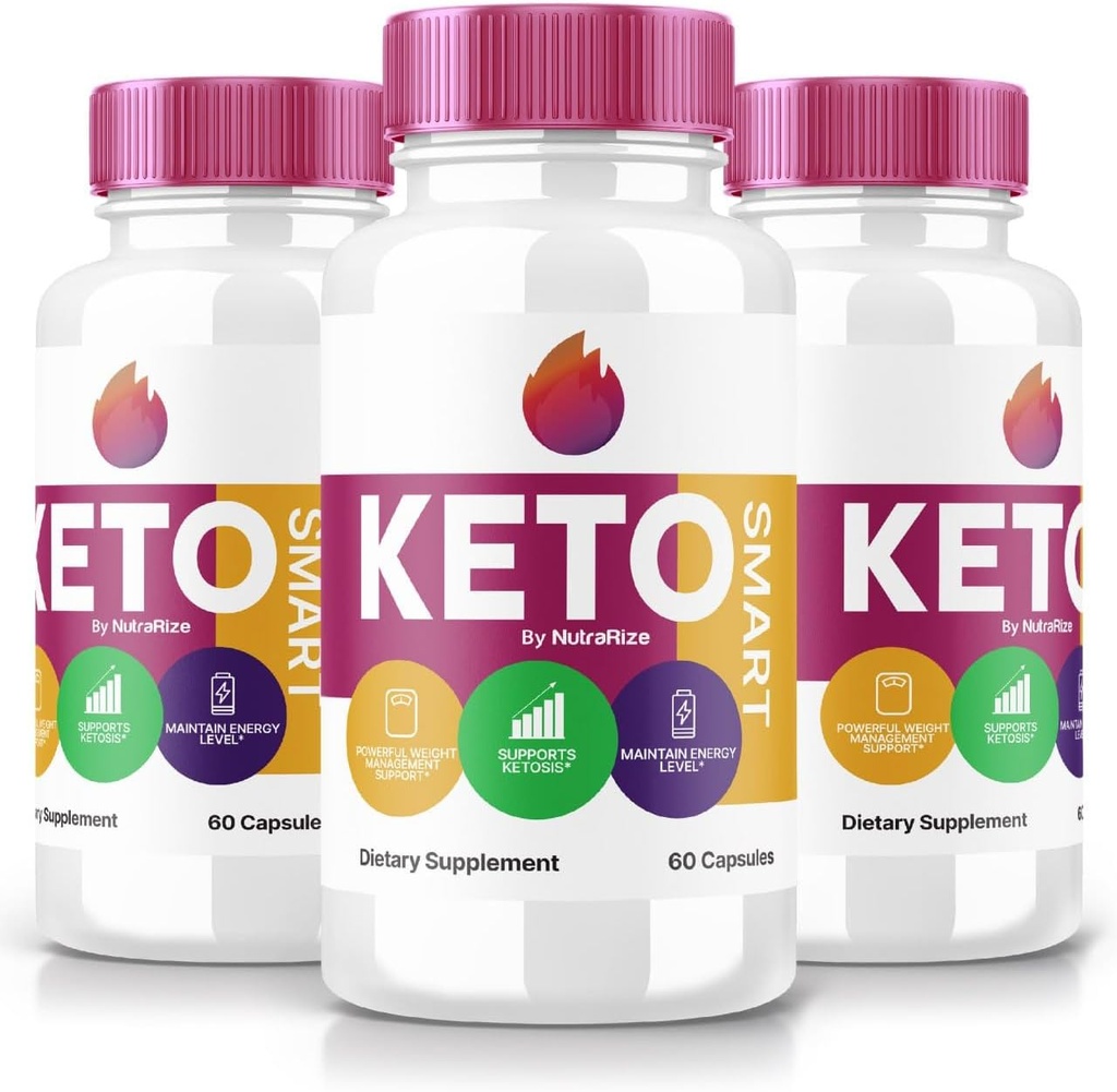 (3 Paket) Keto Smart Kapsules - Suplemen Smart Dietary Keto Smart untuk Weight Loss Lanjutan, Maksimal Power Allll-Natural Pills untuk Targeting Belly Fat, KetoSmart Pastillas Review (180 Capsules)