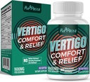 Lipomal Vertigo Supplemen 1600MG, Advanced Absorpsi Formula, Natural Inner Ear Suplement with Ginger & Ginkgo Biloba Extract, 60 Softgels, 30- Day Suppply