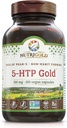 Nutrigold 5- htp 100mg, 120 Vegetarian Capsules - The Gold Standard Pure 5- Htp Extract Dijamin Bebas Peak- x, Gmos, & Allergens