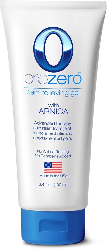 REX MD ProZero, Pain Relieving Gel dengan Arnica - for Muscle Aches, Arthritis Pain, Joint Pain Relief & Recovery, 3.4 Oz Tube (1)