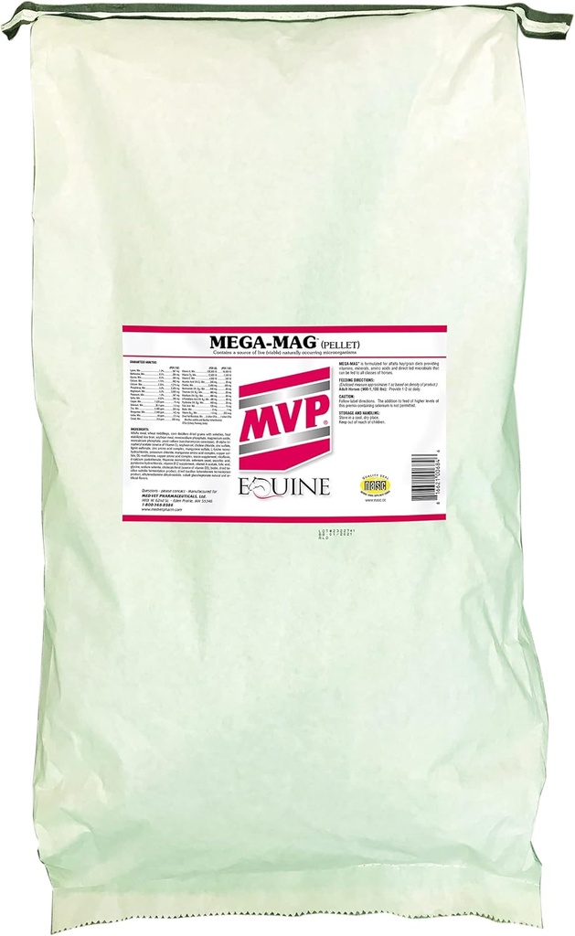 Mega- Mag (50 lb Bag) Dibatasi Multi Vitamin / Mineral Tambahan untuk Diet Alfalfa Hay