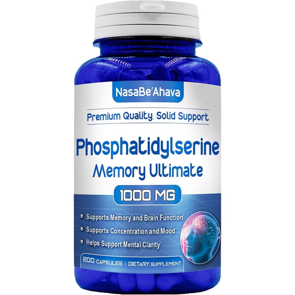 Suplemen Memory for Brain Support Endure 124; Phoshatidyserine Suplement with Memory and Focus Complex with Ginkgo Biloba DMAE Rosemary and Gotola Kola 124; Made and Tested the USA (66 Day Supply)