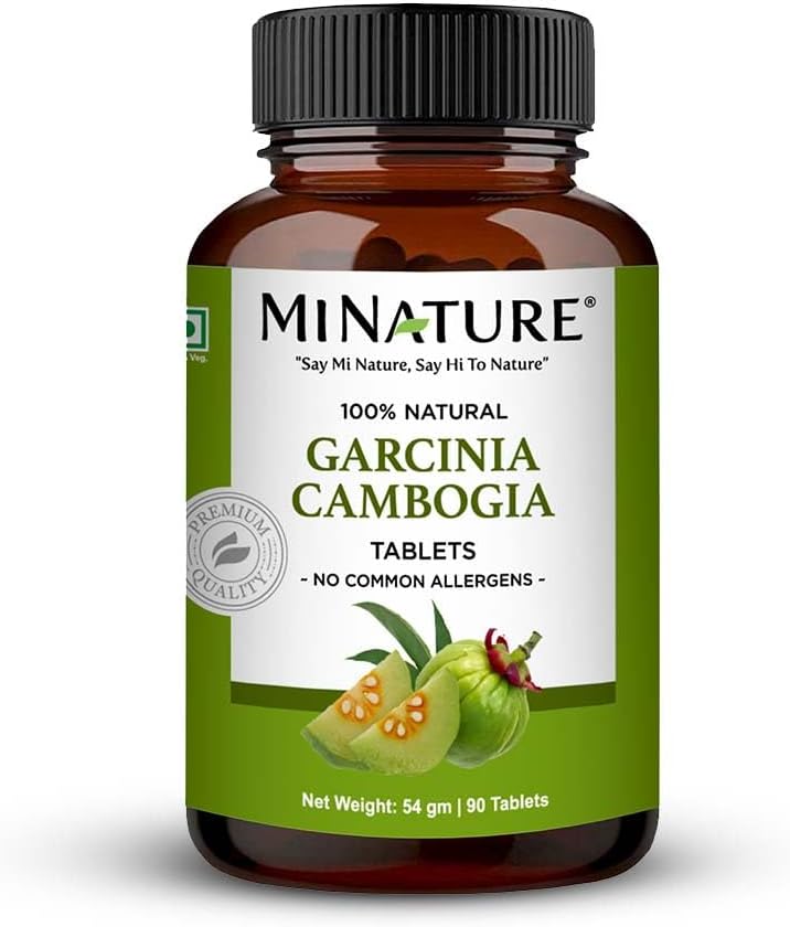 Tablet Garcinia Cambogia oleh mi Nature 124; Tabah Garcinia Murni & Natural Garcinia Tablet 124; Non-GMO, Vegan, Gluten- Free 124; 90 tablet, 45 Days Supply, 500mg 124g Chemical & Preservative