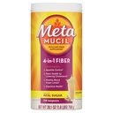 Metamucil, Powder Psyllium Husk, Unflashted Original Texture, with Sugar, 114 Servings, 4-1 Fiber Suplement, Daily Psyllium Husk Fiber Powder Help Dukung Kesehatan Digetment by Primoting Regularitas *