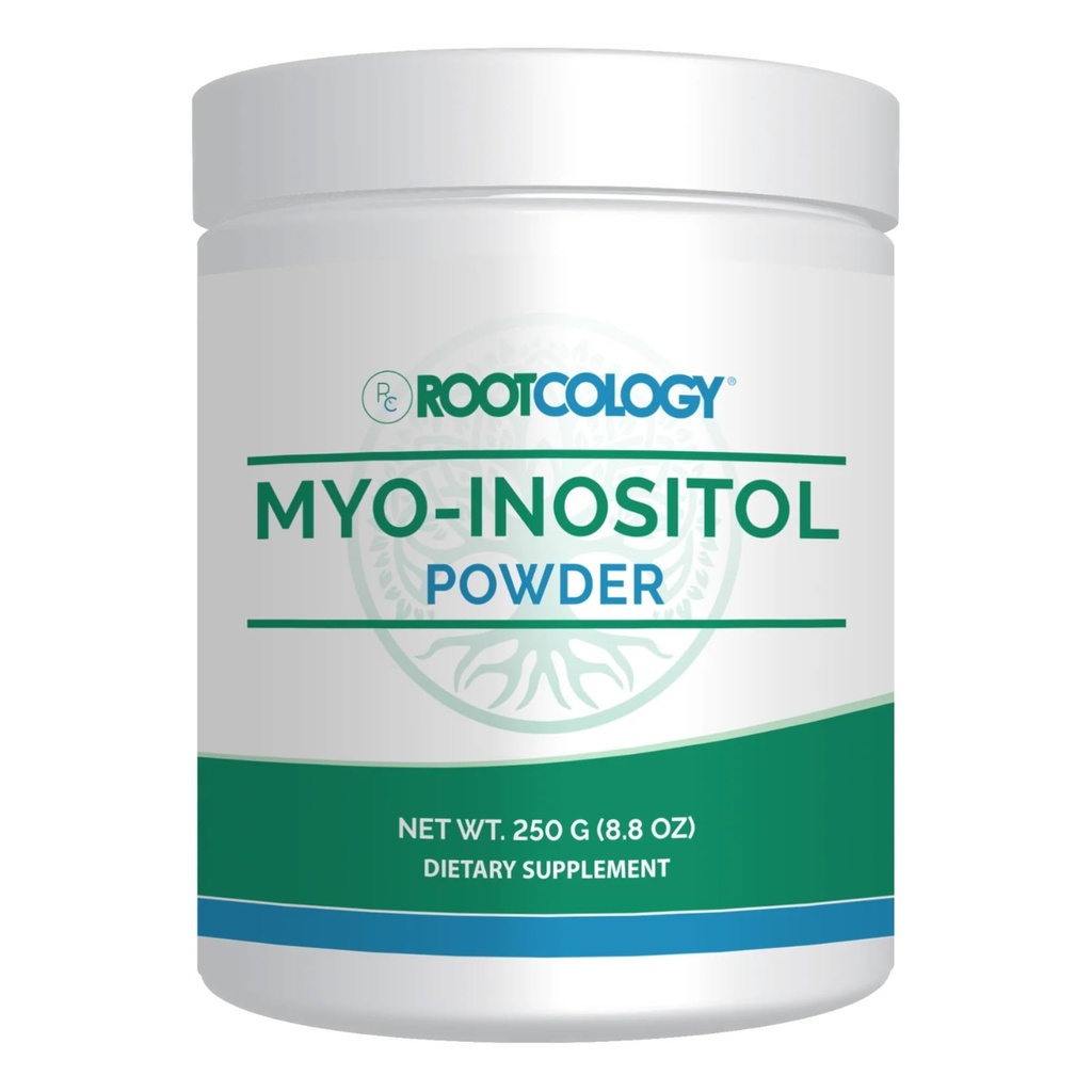 Rootcology oleh Dr. Izabella Wentz 124; Myo- Inositol Powder 124; Inositol Suplemen Mood, Brain Health, dan Liver Dukung 124; 250g / 345