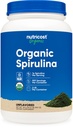 Bubuk Spirulina bernutricost 2 LB-murni, Spirulina Organik Bersertifikat