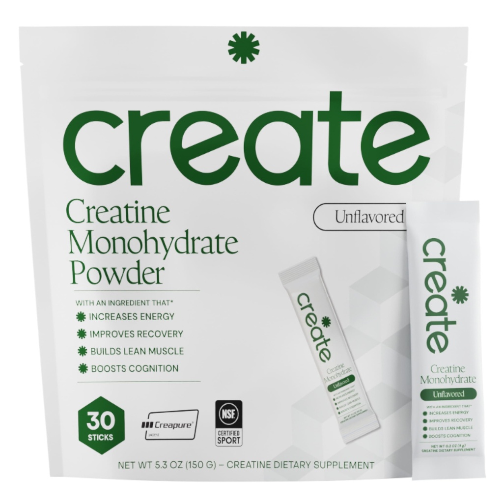 Membuat bubuk Monohydrate Single Serve Creapure Creapure Creagine 124; Redefine Power, Energy & Recovery 124; Sugar- Free, Vegan, Non-GMO 124; Unfeatoried, Lightly Sweetened, 0 Calories
