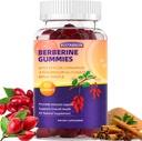 Berberine Gummies dengan Berberine HCL, Ceylon Cinnamon, Magnesium Glycinate Immune System Dukungan untuk Pria dan Wanita 60Gummies