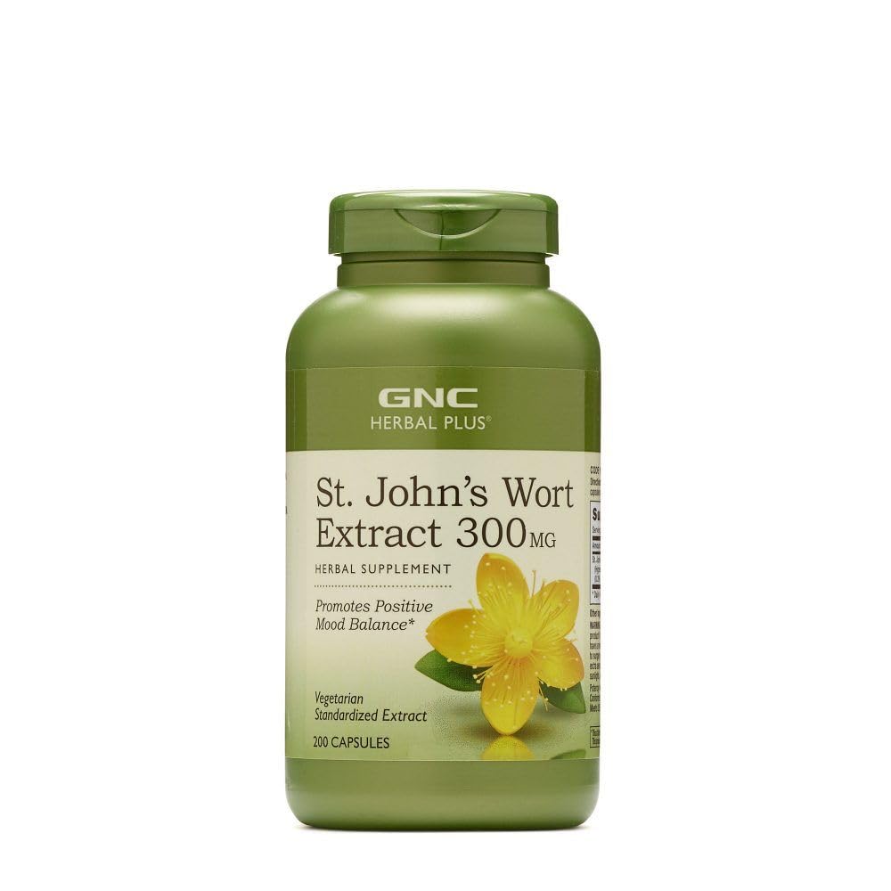 GNC Herbal Plus St Johns Cort Ekstrak 300MG 200 caps