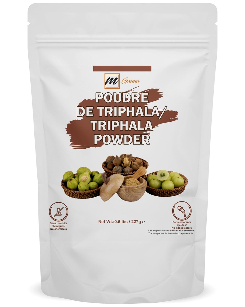 100% bubuk Triphala Natural untuk Skin and Health Care 227 GMS / 0.5 LBS