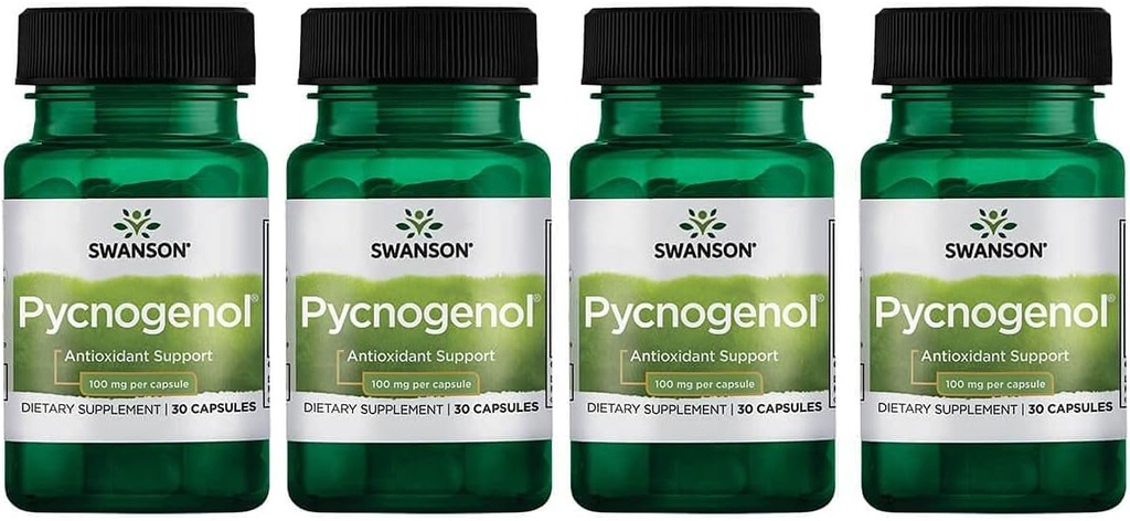 Swanson Pycnogenol 100 Miligram 30 Capsules 4 Pack
