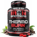 Iron Brothers Thermo Burn Hardcore Fat Burner - Tinggi Stim Thermogenic dengan Yohimbine HCI, Grains of Paradise & Caffeine - Metabolisme Booster & Appetite Control - 60 Capsules
