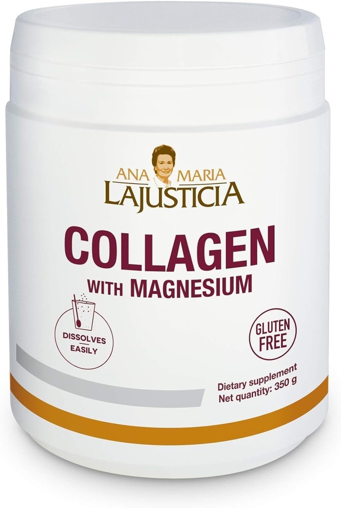 Ana Maria Lajusticia Collagen dengan bubuk magnesium (350g Natural Taste)