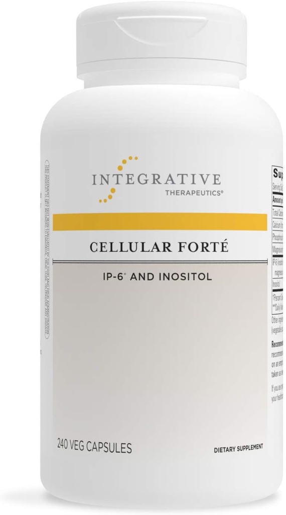 Therapeutics Integratif Cellular Forte - Suplemen Dukungan IP-6 dan Inositol * - Gluten Free - Dairy Free - Vegan - 240 Kapsul