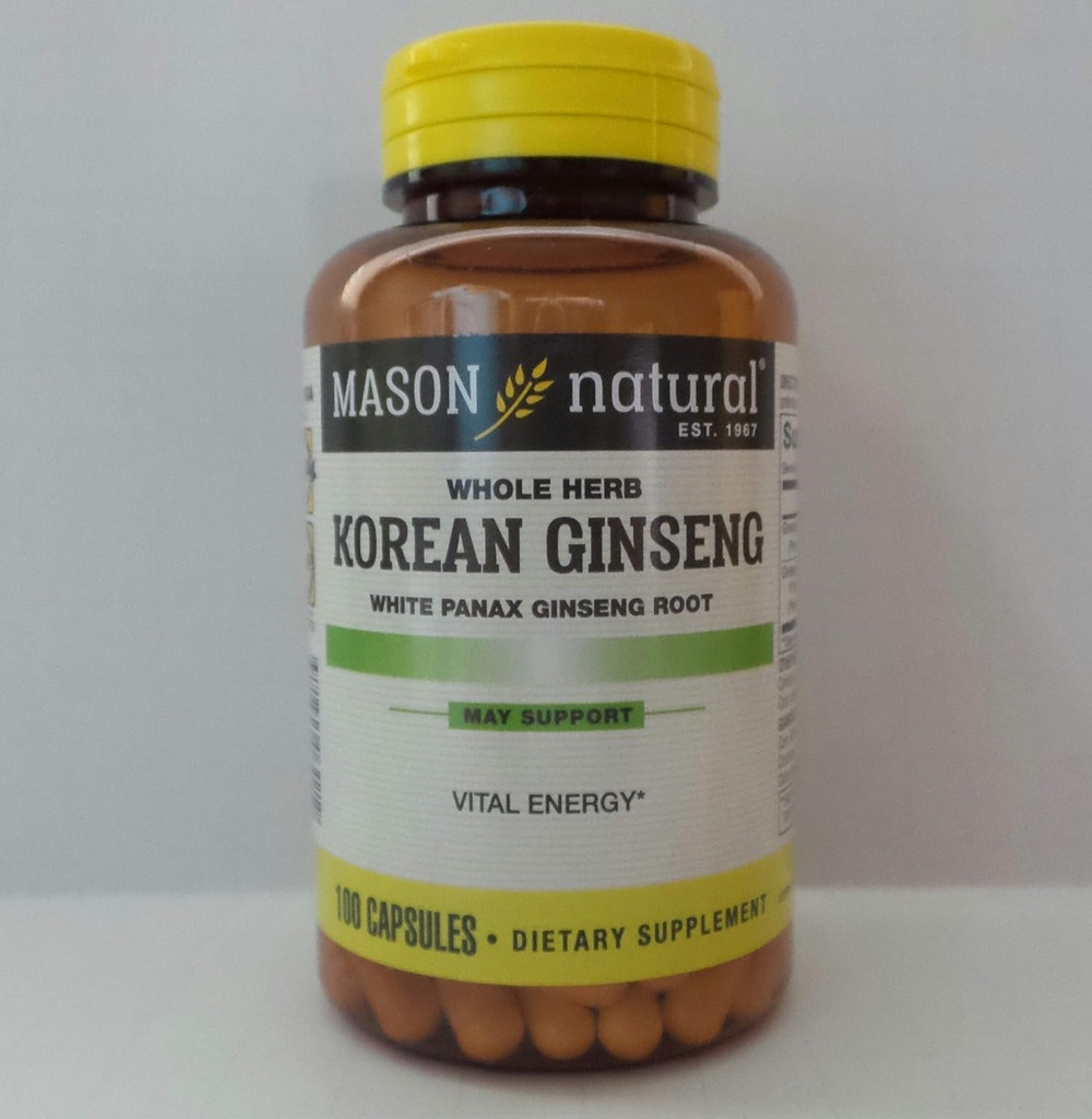 Mason Natural, Korea Ginseng 518MG
