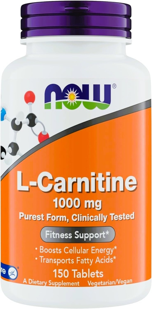 Suplemen L- Carnitine 1000mg - 150 Tablet Nilai Ukuran, Mendukung Perkembangan Otot Lean, Karnipure, Non-GMO, Kosher, Ideal untuk Vegan, Athletes, dan Dukungan Energi