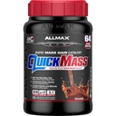 ALLMAX QUICKMASS, Chocolate - 3.5 lb - Rapid Mass Gain Catalyst - Sampai dengan 64 Grams Protein Per Serving - 3: 1 Carb ke Protein Rasio - Zero Trans Fat - Sampai 24