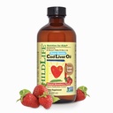 CHILDLIFE ESSENTIALS Cod Liver Oil for Kids - Anak Cod Liver Liquid, untuk Bayi 6 + Bulan, Toddlers, Added DHA, EPA, Omega-3 Fatty Acids - Strawberry, 8 fl oz
