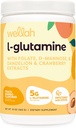 Wellah L-Glutamine Peach Mangga (50 Pelayan) - 5g L- Glutamine Per Serving, Sweetened with Stevia