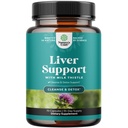 Liver Cleanse Detox & Repair - Sutra Thistle Suffle Suplement for Dibuble & Imune Health - Ginger Root, Chooline & Dandelion Root - Herbal Liver Dukungan dengan Silymarin, Beetroot & Artichock - 70 Count