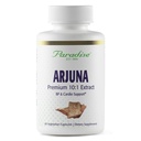 Paradise Herbs Arjuna, Dukungan Kardiovaskular, Pemeliharaan Tekanan Darah, Kesehatan Jantung, Suplemen Antioksidant, Vegan, Bukan-GMO, Gluten Bebas, 60 Vegetarian Capsules