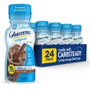 Glucerna Original Diabetes Care Shake, Rich Chocolate, Diabetic Meal Replacement to Dukung Blood Sugar Management, 10g Protein, 180 Calories, Siap untuk Minum, 8- Oz Botol, 24 Pack