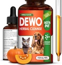 Cat & Dog Herbal Spectrum Cleanser - Liquid Cleanse for Puppy & Kitten - Digetsy Duption & Better Nutition Absorpsi for Pets - Wormwood, Labu Seeds and Carrot in The Composition - 2 Oz