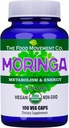 Gerakan Makanan CO. Moringa - Tersertifikasi Organik Superfood, Whole Body Wellness, Natural Energy Support, Supportly Metabolisme - 100 Vegan Capsules