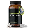 Persediaan Potasium Gunung Angel Vitamin, 99 MG Potasium Citrate Kompleks, 60 Capsules