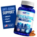 Kami suka Vitamin Resveratrol 1000mg per Serving - 180 Easy to Swallow Vevgie Capsules - Natural Resveratrol Supplemen 1000mg - Antioksidant Supplemen Membantu Anti- Penuaan dan Sistem Imune