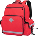 Ransel Medis Darurat CURMIO Kosong, Pertama Responder EMT Bag untuk EMS, Camping, Perkembangan, Kesehatan Rumah, Perjalanan Lapangan, Merah (Hanya Bag, Desain Patenkan)