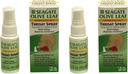 Seagate Product Homeopathic Olive Leaf Spraat (Pack of 2) 1 Ounce Raspberry- Spearmint