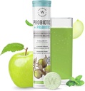 Yurbeing Nutition Daily Progories + Pregories 124. Impreve Metabolism, Acidity Relief, Ditraffic & Gut Health 124; 18 Milyar CFU Progration Programment for Men & Women (21 Effervescent Tab)