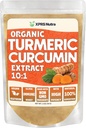 XPRS Nutra Organic Turcumin Powder Extract 10: 1 - Premium USDA Organic Curcumin pouder for Imunity - Vegan Friendly Pure Curcumin for Gut Health (2 Ounce)