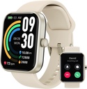 TOZO 2025 New Upgraded Smart Watch for Men Women for iPhone & Android, 1.83 "Fitness Tracker Bluetooth Call [Jawaban / Make], IP68 Waterproof Sleep Monitor, 100 + Sport Gold