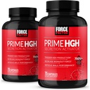 Force Factor Prime HGH Secretion Activator, 2- Pack, HGH Suplement for Men with AlphaSize to Help Trigger HGH Production, Increase Workout Force, & Impreve Performance, 150 Capsules